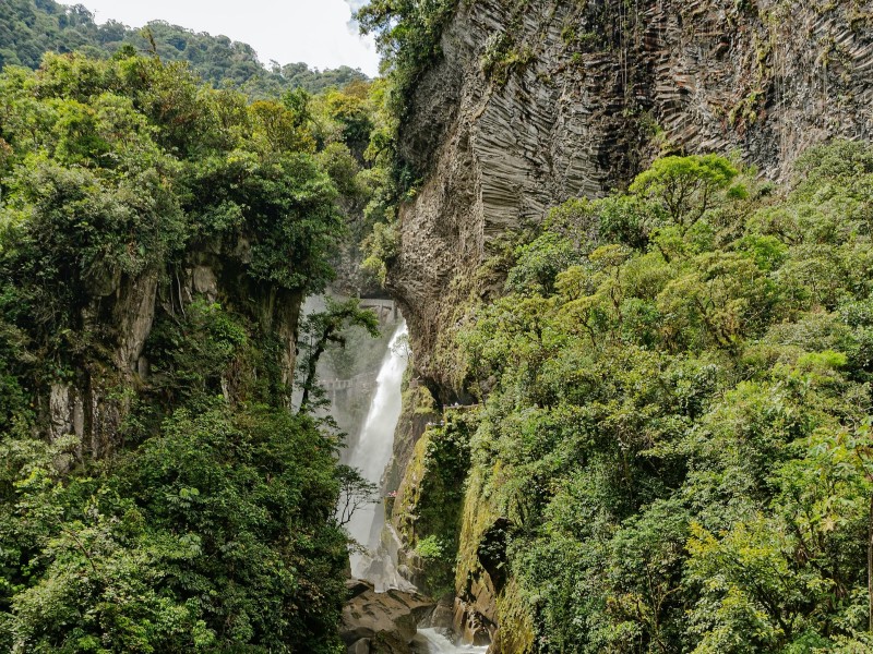 Waterfall in Baños 
