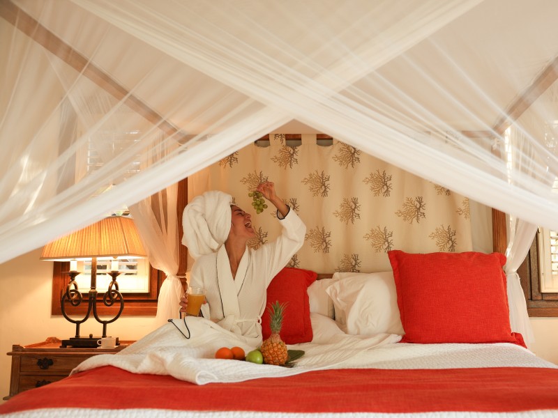 Waking up in Canouan