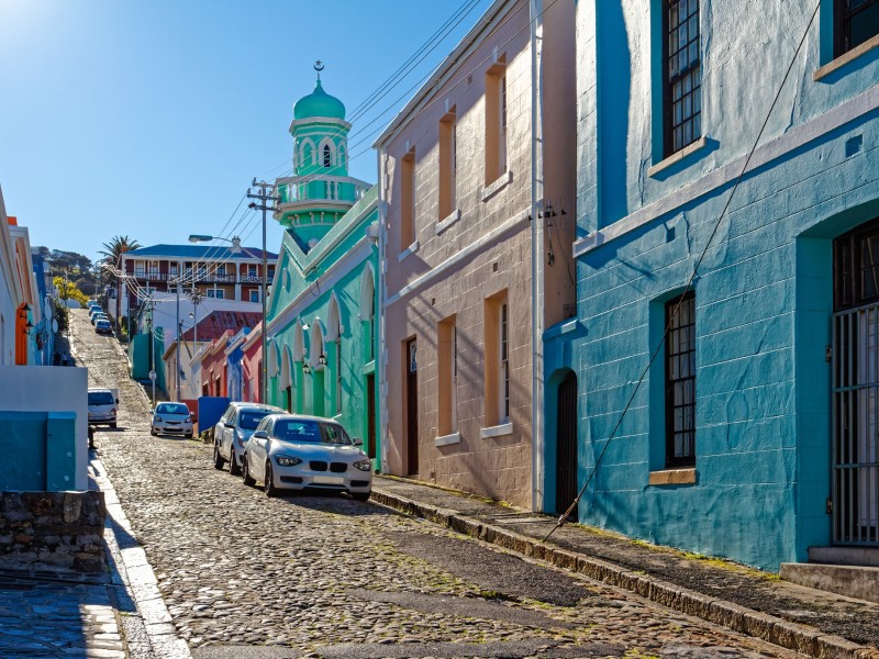 Moschee in Bo-Kaap-Kapstadt-Südafrika