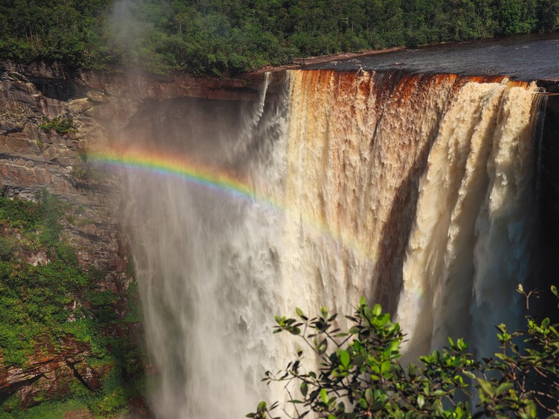 Rainbow at Kaieteur Falls 