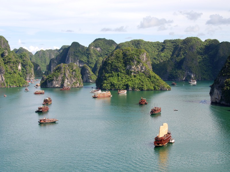 Kreuzfahrt-Halong Bucht-Halong-Vietnam