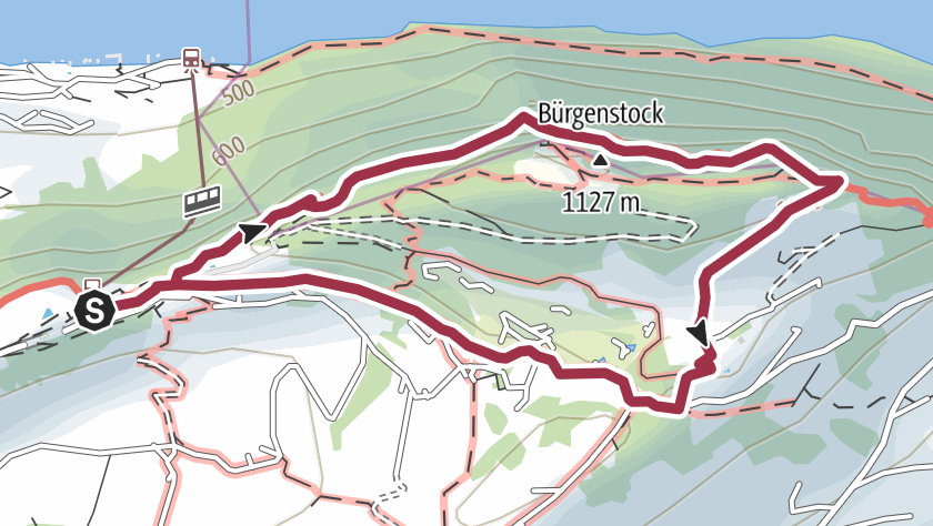 Bürgenstock Felsenweg Trail