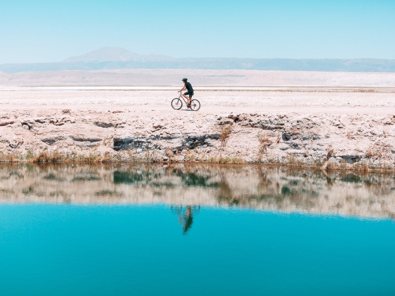 Mit dem Fahrrad unterwegs