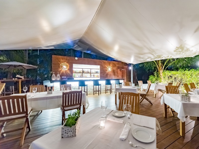 Sublime Samaná - Strandrestaurant Abend