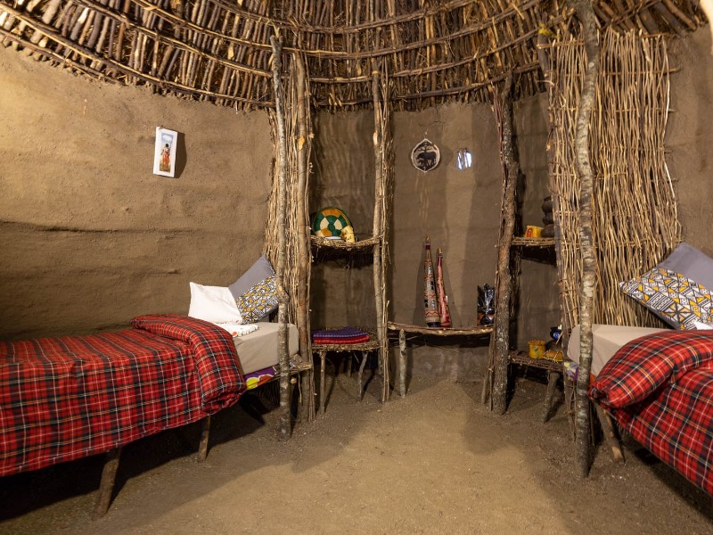Maasai Boma Hütte