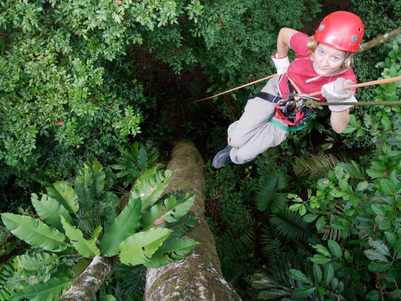 Selva Bananito Lodge - Abseilen