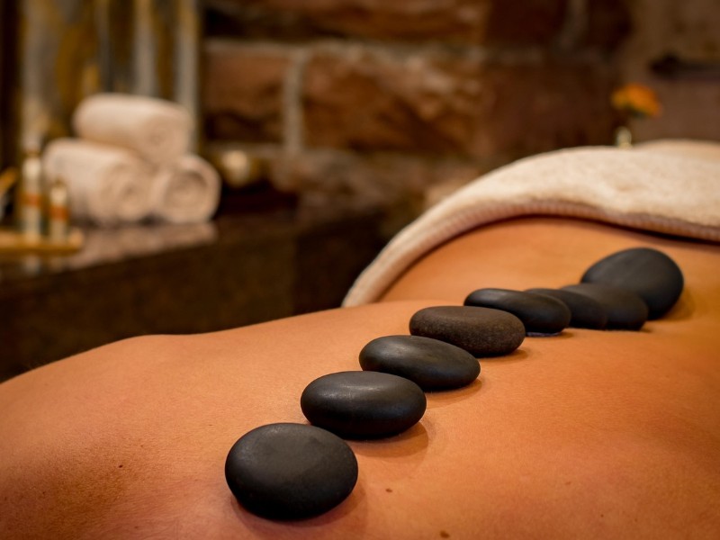 Hot stone massage