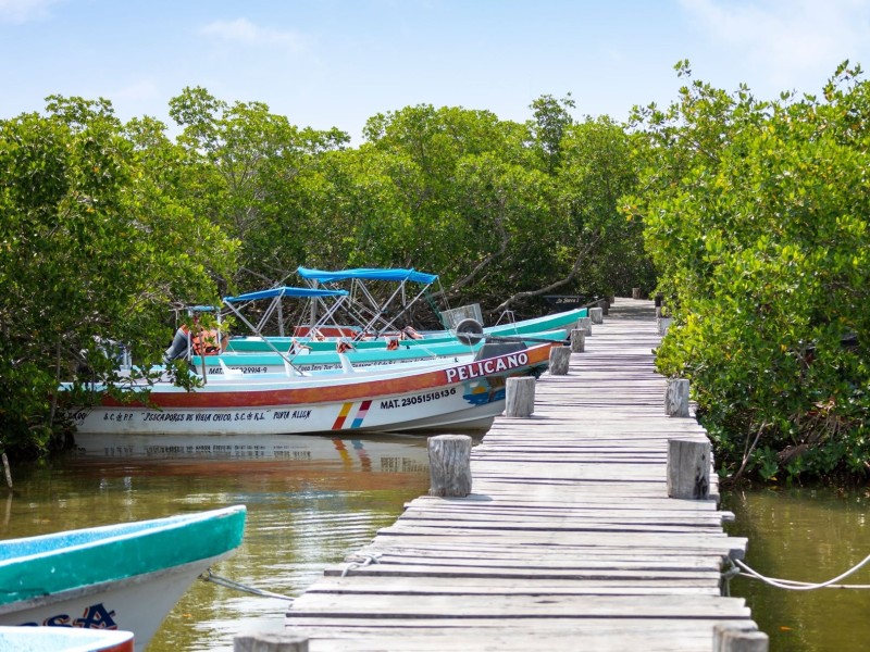 Sian-Ka'an - Fischerboote