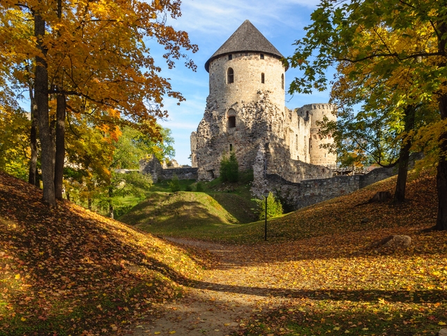 Burg im Wald - Cēsis - Lettland