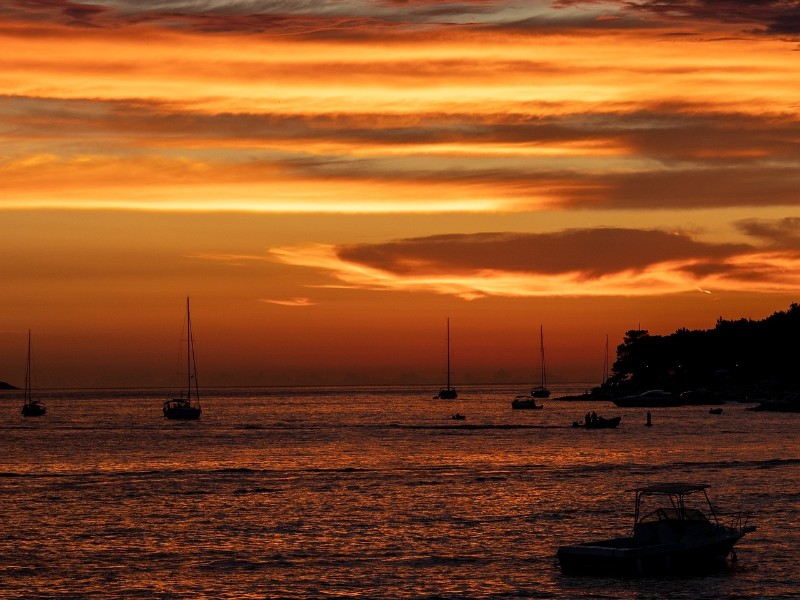 croatian sunset- day 4