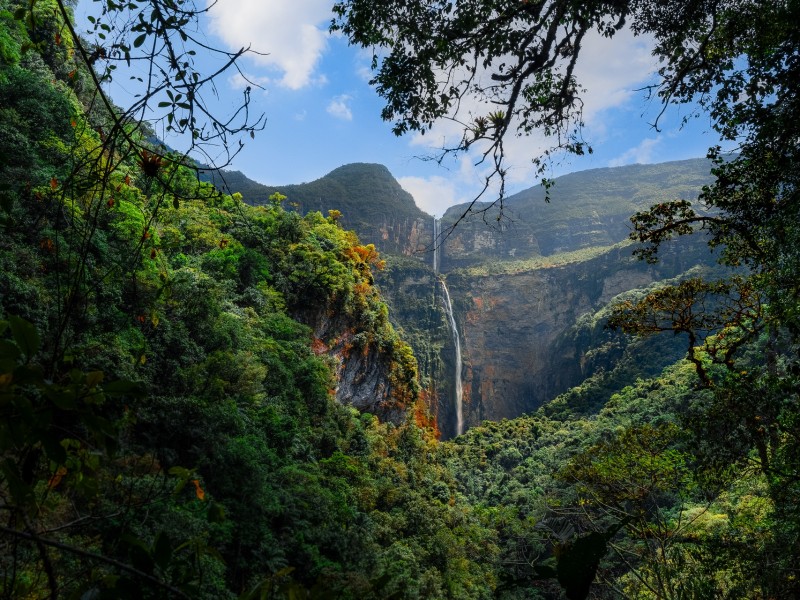 Gocta Wasserfall