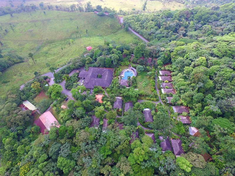 Río Celeste Hideaway - Luftaufnahme