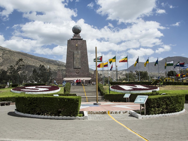 Quito - Denkmal "Mitte der Welt"
