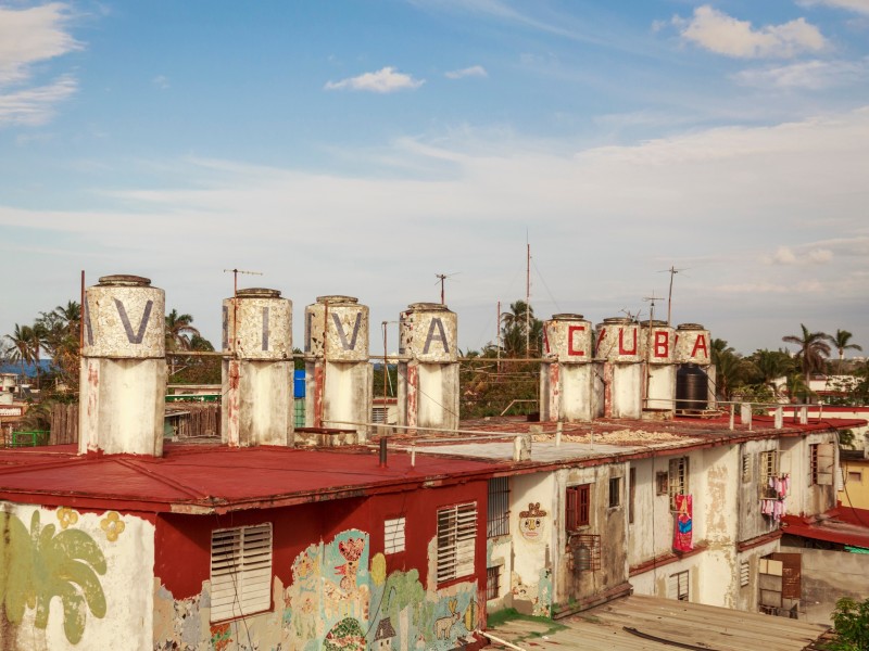 Viva Cuba Schriftzug