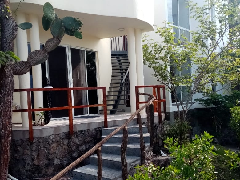 Außenansicht der Zimmer Casa Redonda