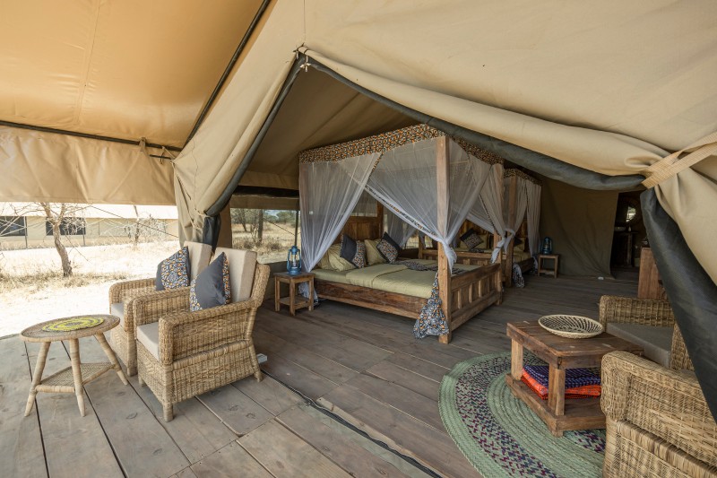 Luxus-Glamping in der South Serengeti
