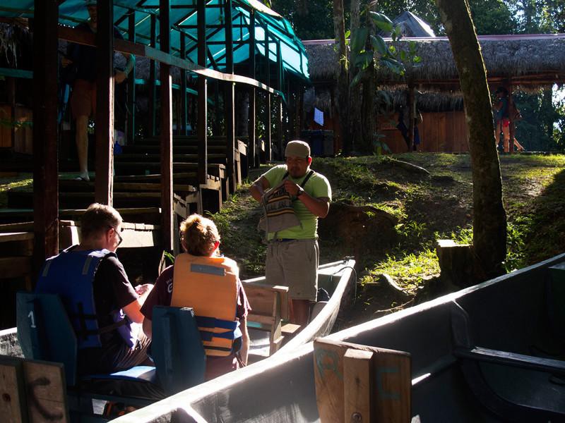 Ankunft in der Lodge