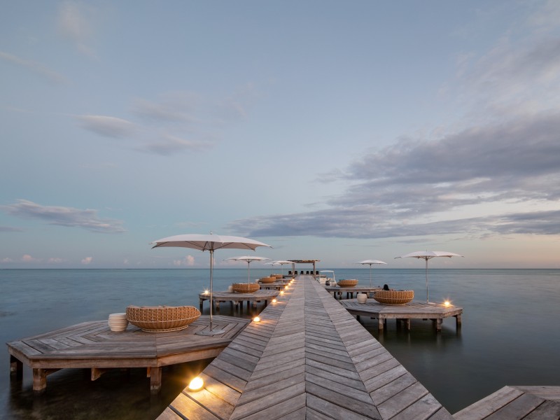 Matachica - Pier Abendstimmung