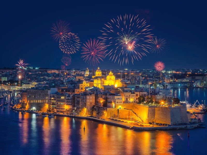 Silvester auf Malta