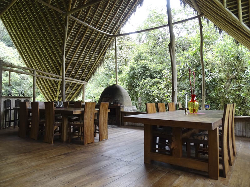 Essbereich der Lodge