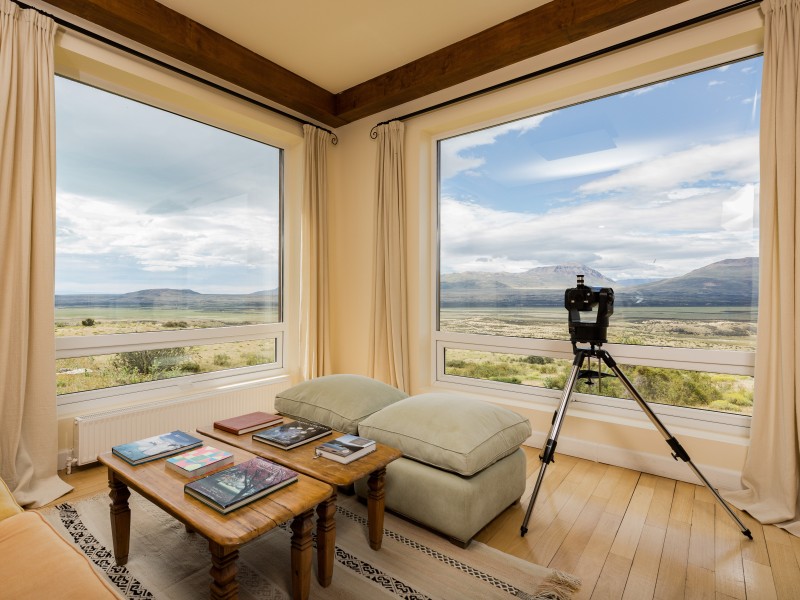 Eolo Lodge - Wohnbereich Aussicht