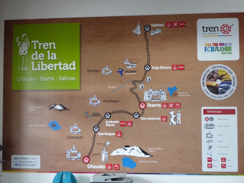 Train de la Libertad, Map