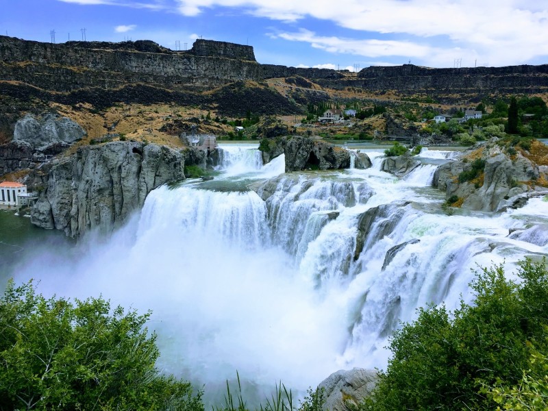 Shoshone Falls in Twin Falls, USA