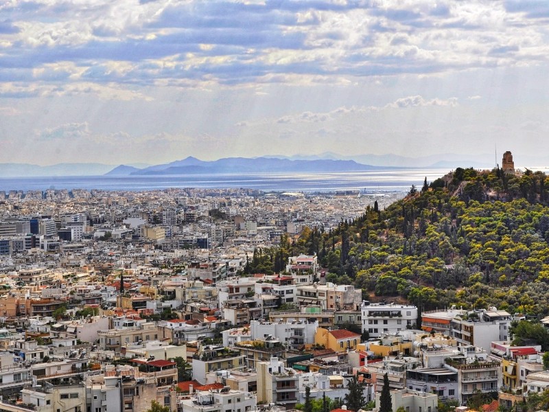 View over Athens