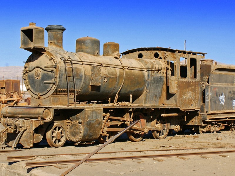 Train cemetery  -  Uyuni