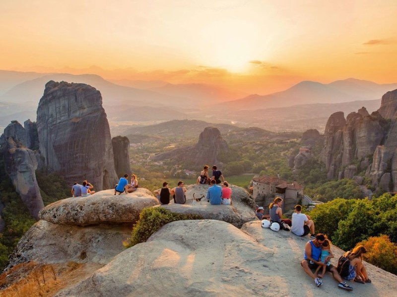 Meteora Sunset