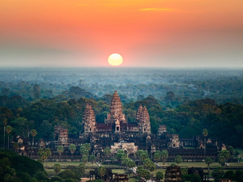 Sonnenaufgang - Angkor Wat - Kambodscha