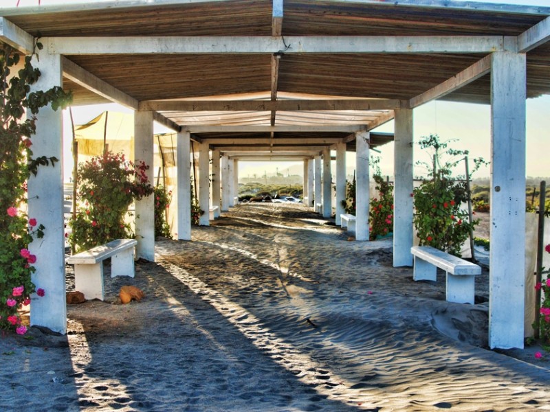 Misión Santa María - Weg an Strand