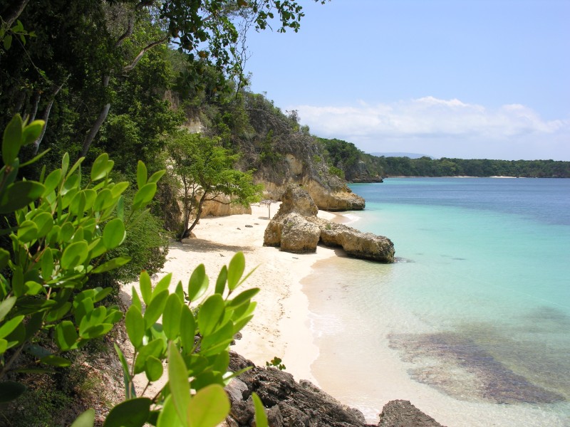 Cayo Saetia, Badebucht