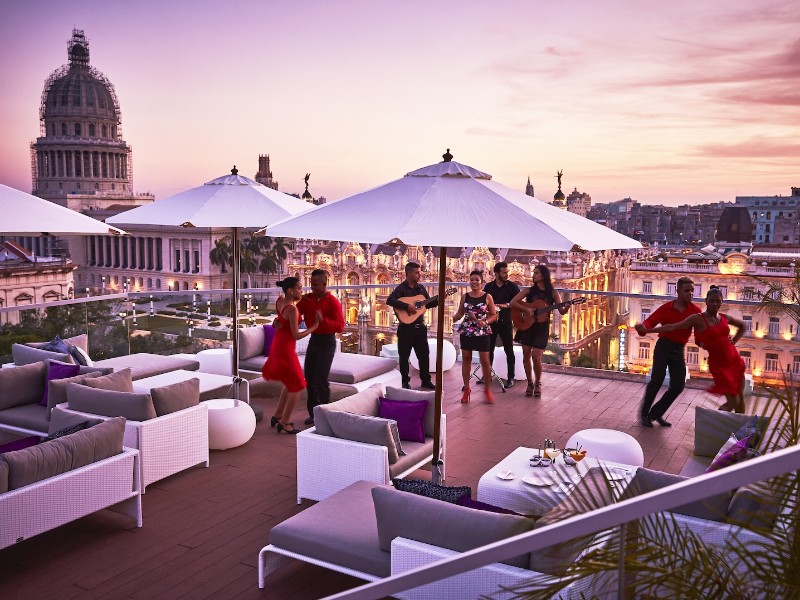 Manzana Kempinski - Musiker Dachterrasse