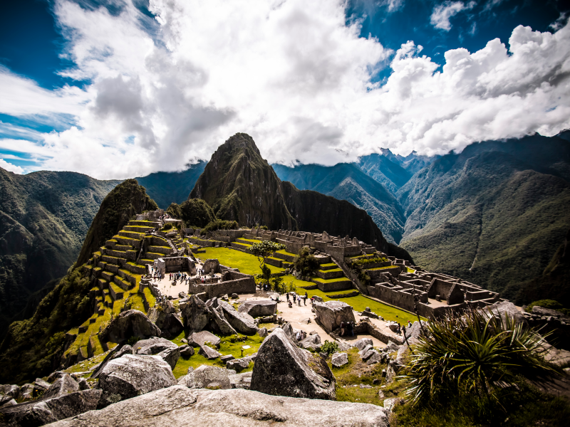 Peru - Panoramablick über Machu Picchu