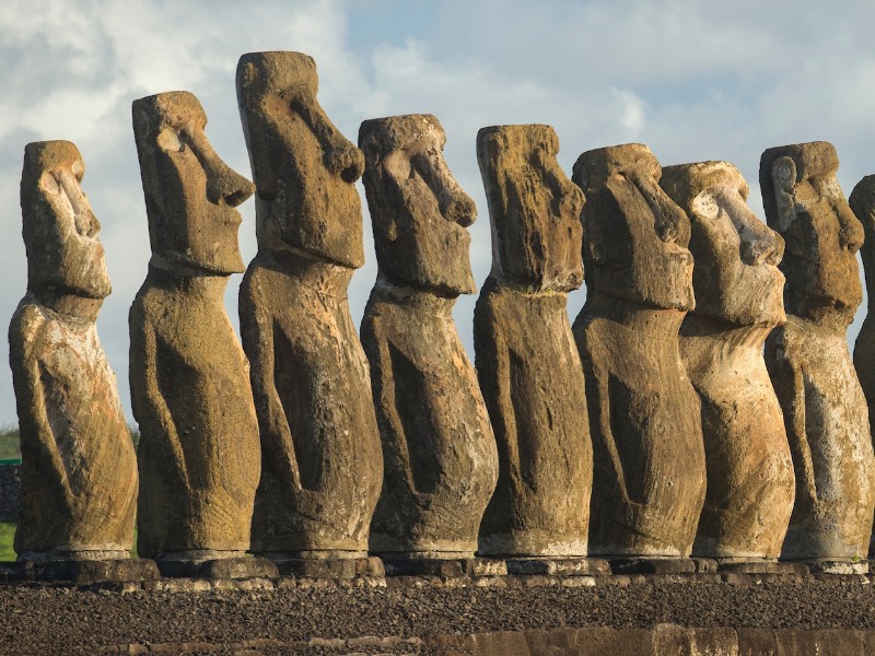 Osterinsel - Moai's