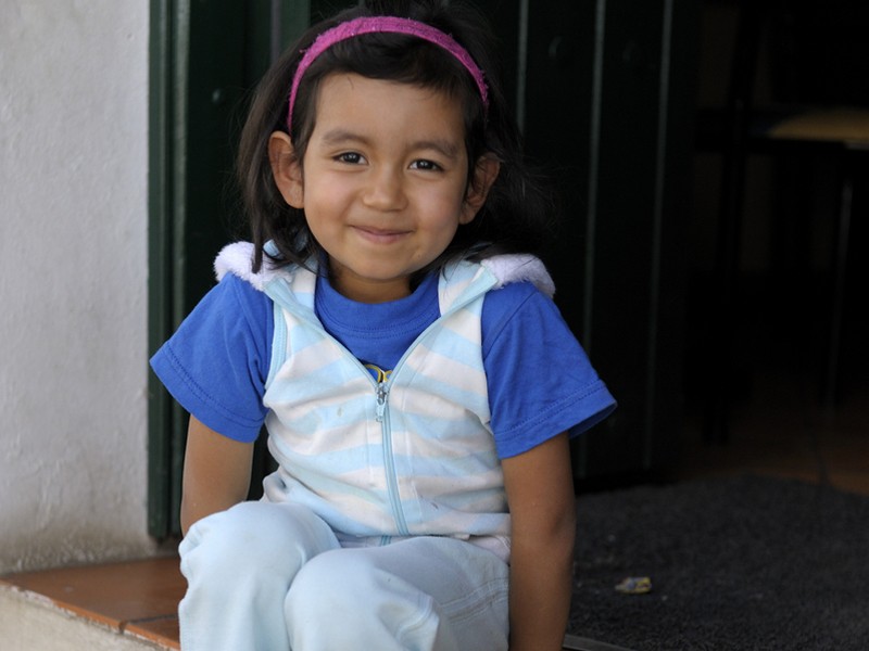 Mädchen in Villa de Leyva