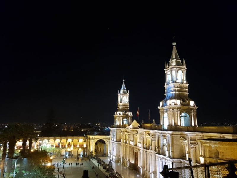 Peru - Plaza de Armas von Arequipa 