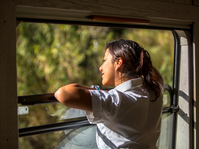 Rausgucken und träumen