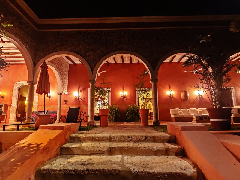 Hacienda Sacnicte - Abendstimmung