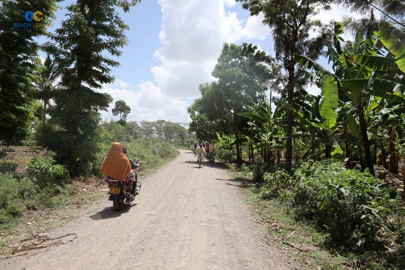 Biking at Mto Wa Mbu Village