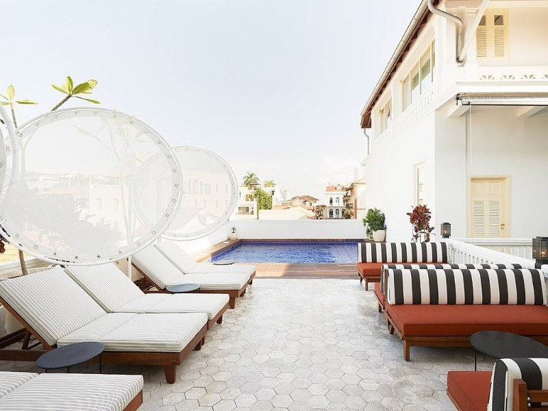 American Trade Hotel - Dachterrasse