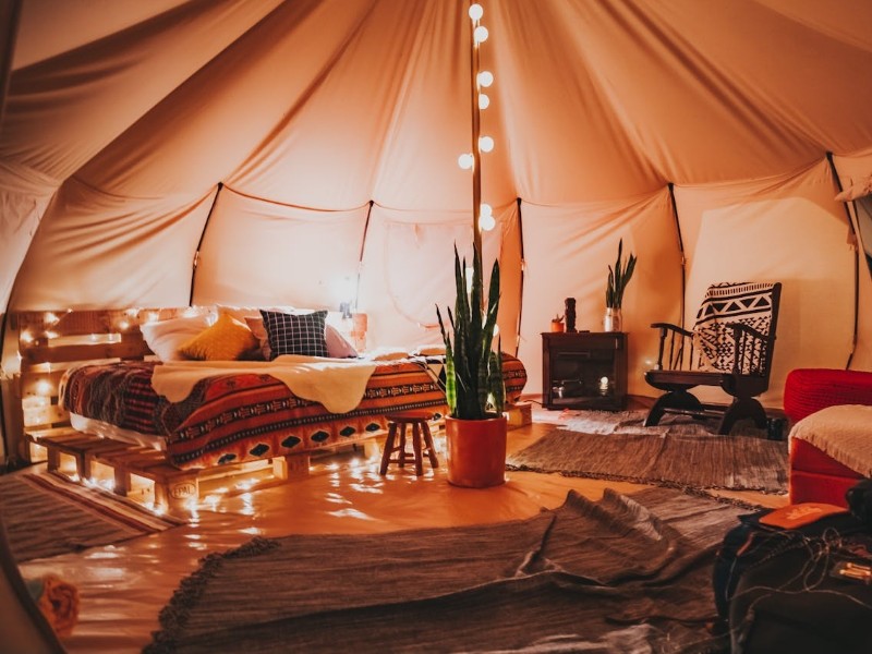 Glamping tent 