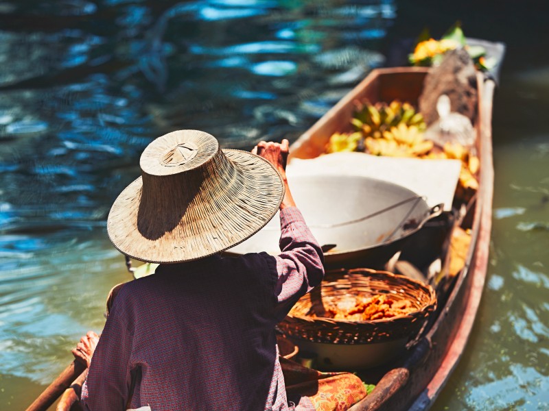 Thailand - Bangkok - floating market