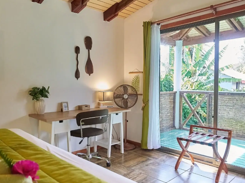 View on private balcony