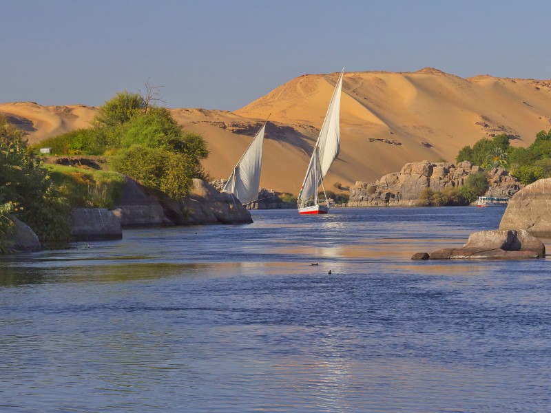 The Nile Near Elephantine Island 