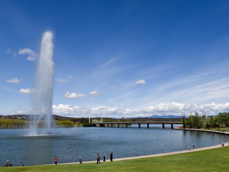 Lake at Canberra