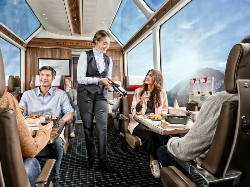 1. Klasse des Glacier Express 