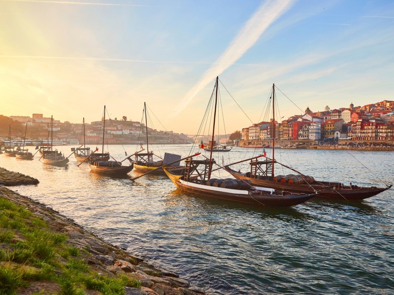 Boote auf dem Douro
