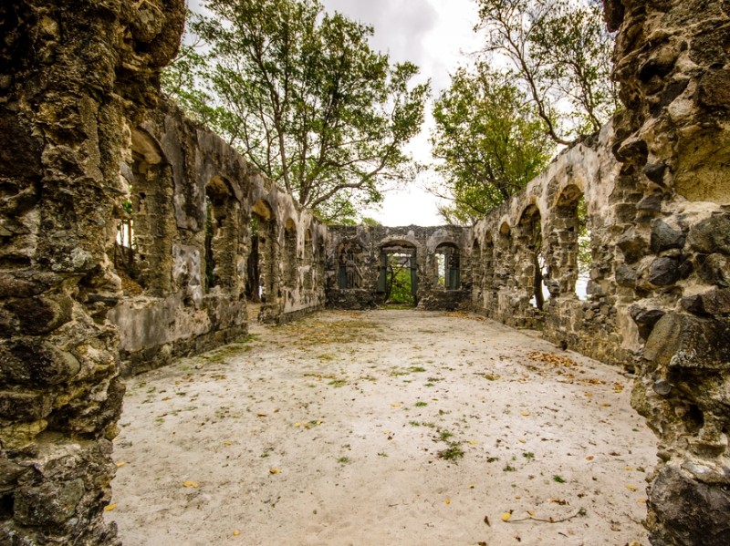 Ruins at Pigeon Island
